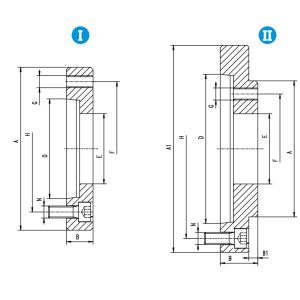 Tarcza zabierakowa obrobiona typ 8217-200-5A2 Bison kod: 358217011800 - 2